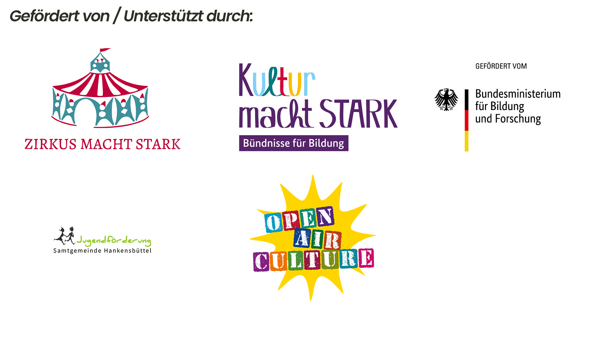 Logo von Unterstützern des Entwicklungsgestalter e.V. 